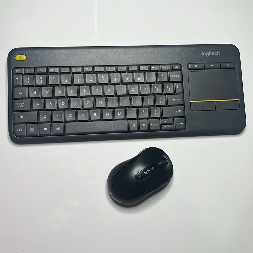 Logitech K400 Plus TKL Gunpowder Black Wireless Keyboard for PC/TV/Laptop/Tablet